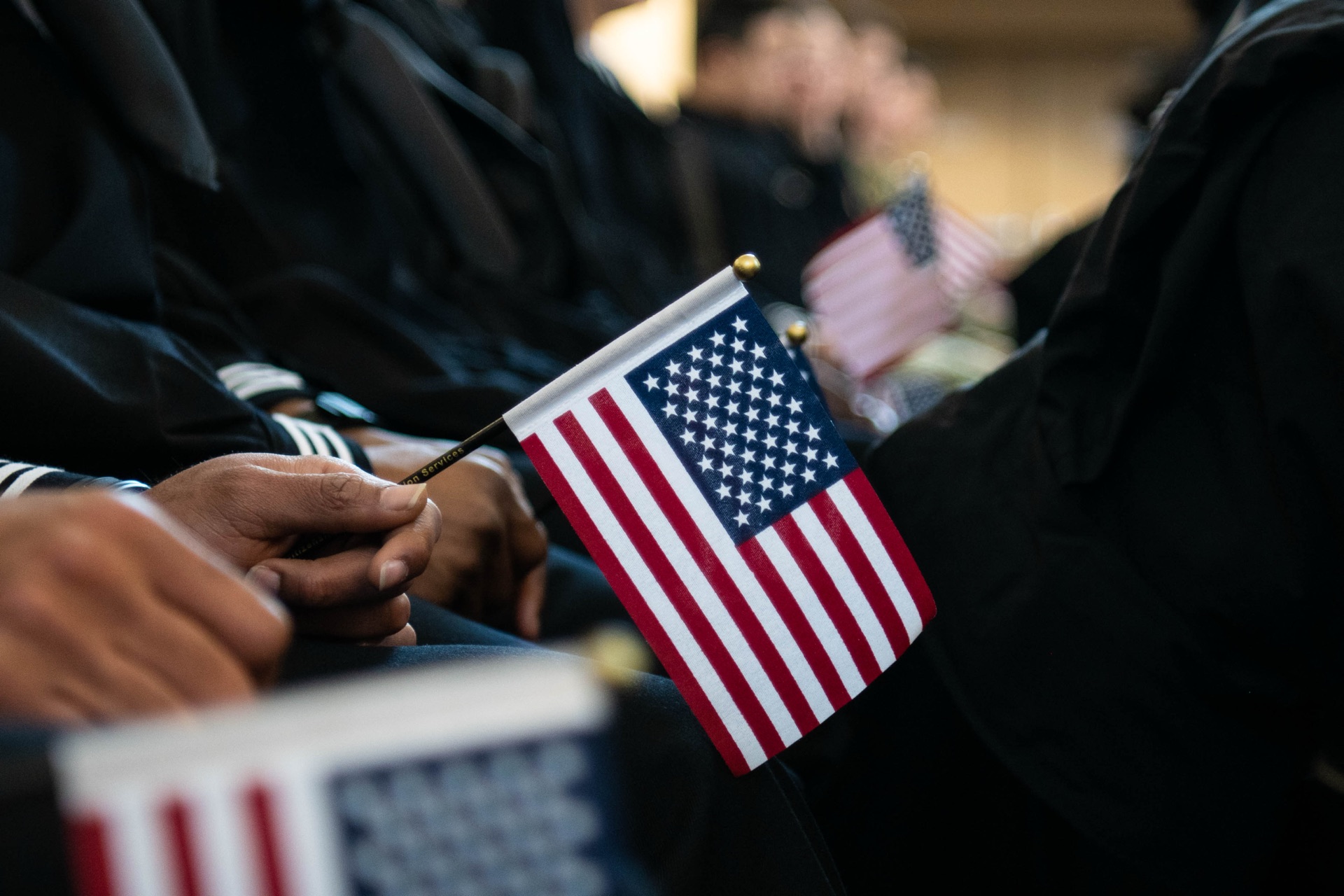Naturalization ceremony at Recruit Training Command